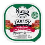 Nutro Puppy Tender Beef, Pea & Carrot Bites in Gravy Recipe Grain-Free Wet Dog Food