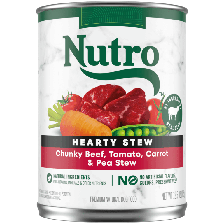 Nutro Chunky Beef, Tomato, Carrot & Pea Stew Grain-Free Wet Dog Food