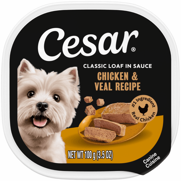 Cesar Classic Loaf in Sauce Chicken & Veal Wet Dog Food