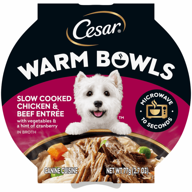 Cesar Warm Bowls Chicken & Beef With Vegetables Entrée Wet Dog Food