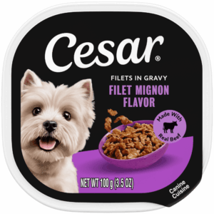 Cesar Filets in Gravy Filet Mignon Wet Dog Food