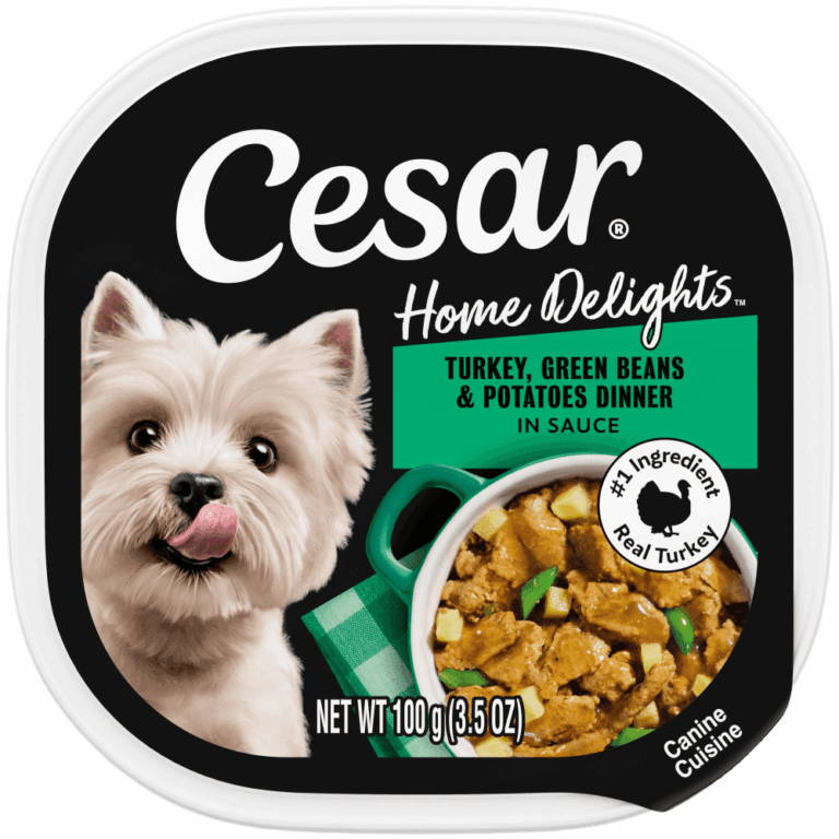 Cesar Home Delights Turkey, Green Beans & Potatoes Dinner in Sauce Wet Dog Food