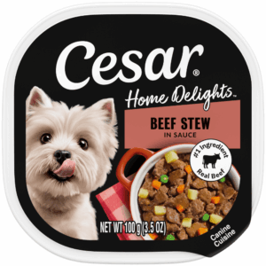 Cesar Home Delights Beef Stew Wet Dog Food