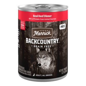 Merrick Backcountry Grain Free Real Beef Wet Dog Food