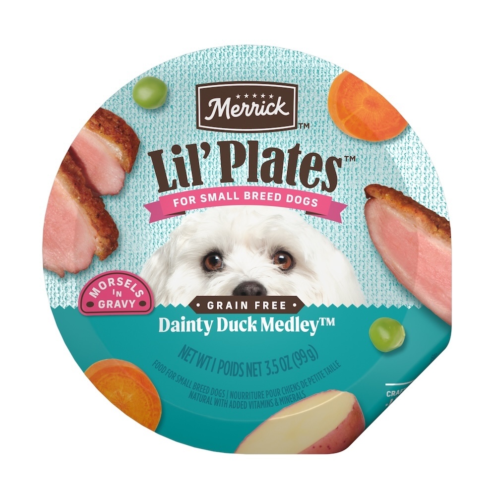 Merrick Lil’ Plates Small Breed Grain Free Duck Wet Dog Food