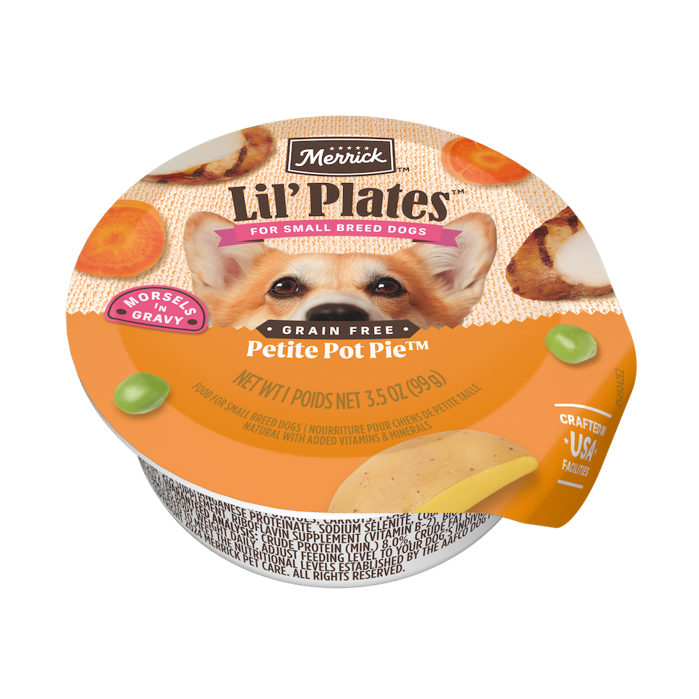 Merrick Lil’ Plates Small Breed Chicken Grain-Free Wet Dog Food