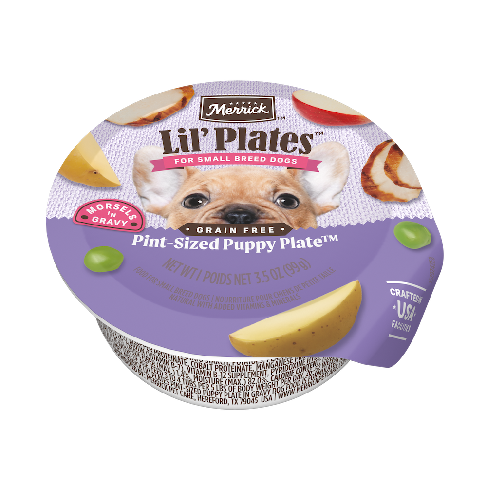 Merrick Lil’ Plates Small Breed Grain Free Puppy Wet Dog Food