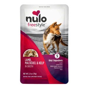 Nulo FreeStyle Meaty Pouches Lamb, Mackerel & Kelp Recipe Grain-Free Dog Food Topper