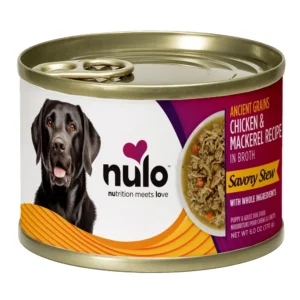 Nulo Savory Stews Ancient Grains Chicken & Mackerel Recipe Wet Dog Food