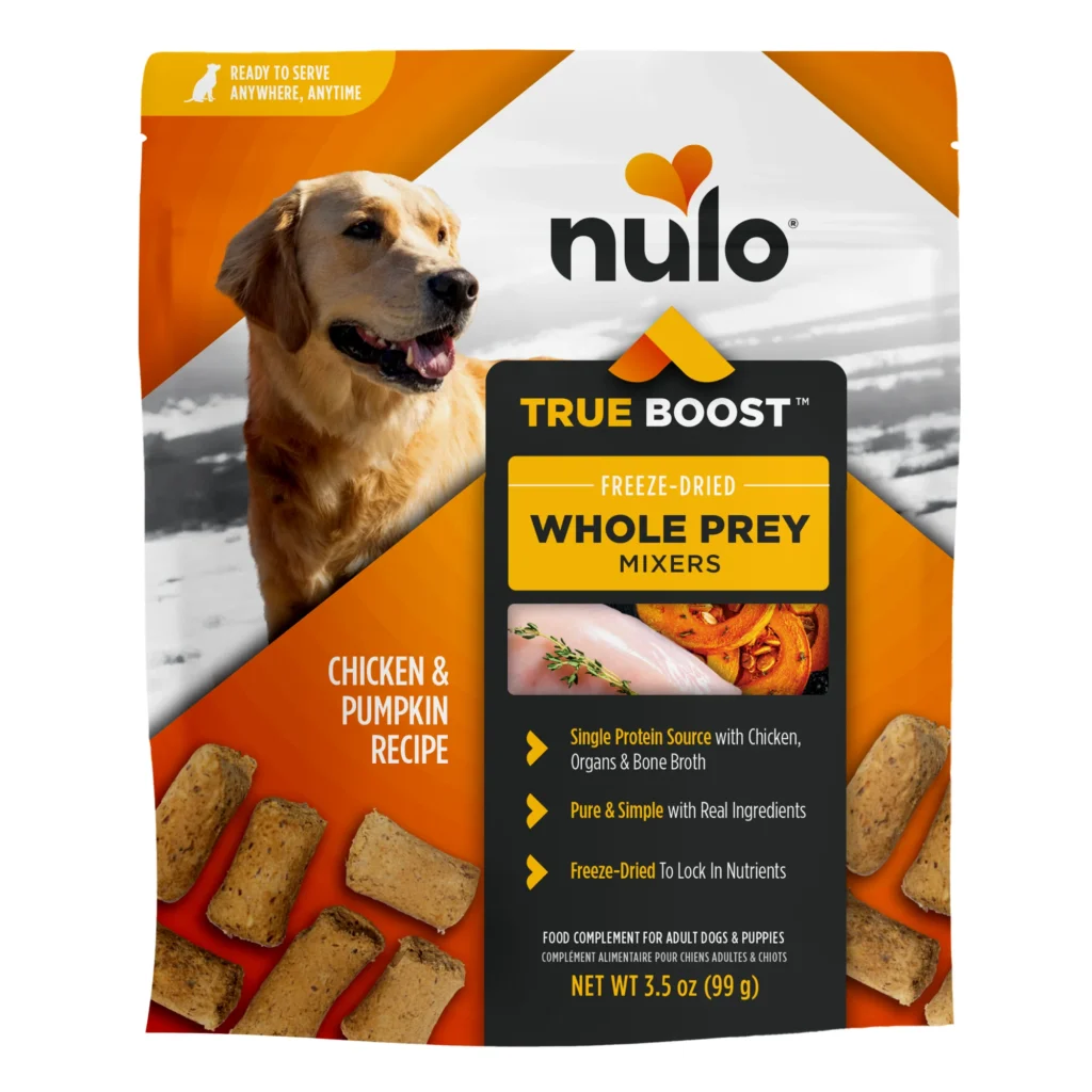Nulo FreeStyle True Boost Whole Prey Mixers Chicken & Pumpkin Recipe Dog Food Topper