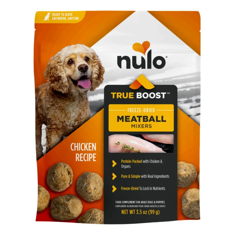 Nulo FreeStyle True Boost Meatball Mixers Chicken Recipe Dog Food Topper