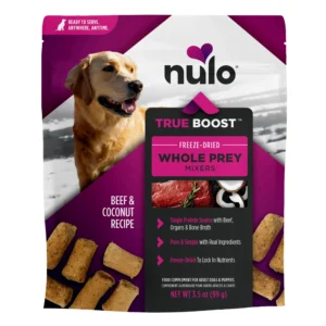 Nulo FreeStyle True Boost Whole Prey Mixers Beef & Coconut Recipe Dog Food Topper