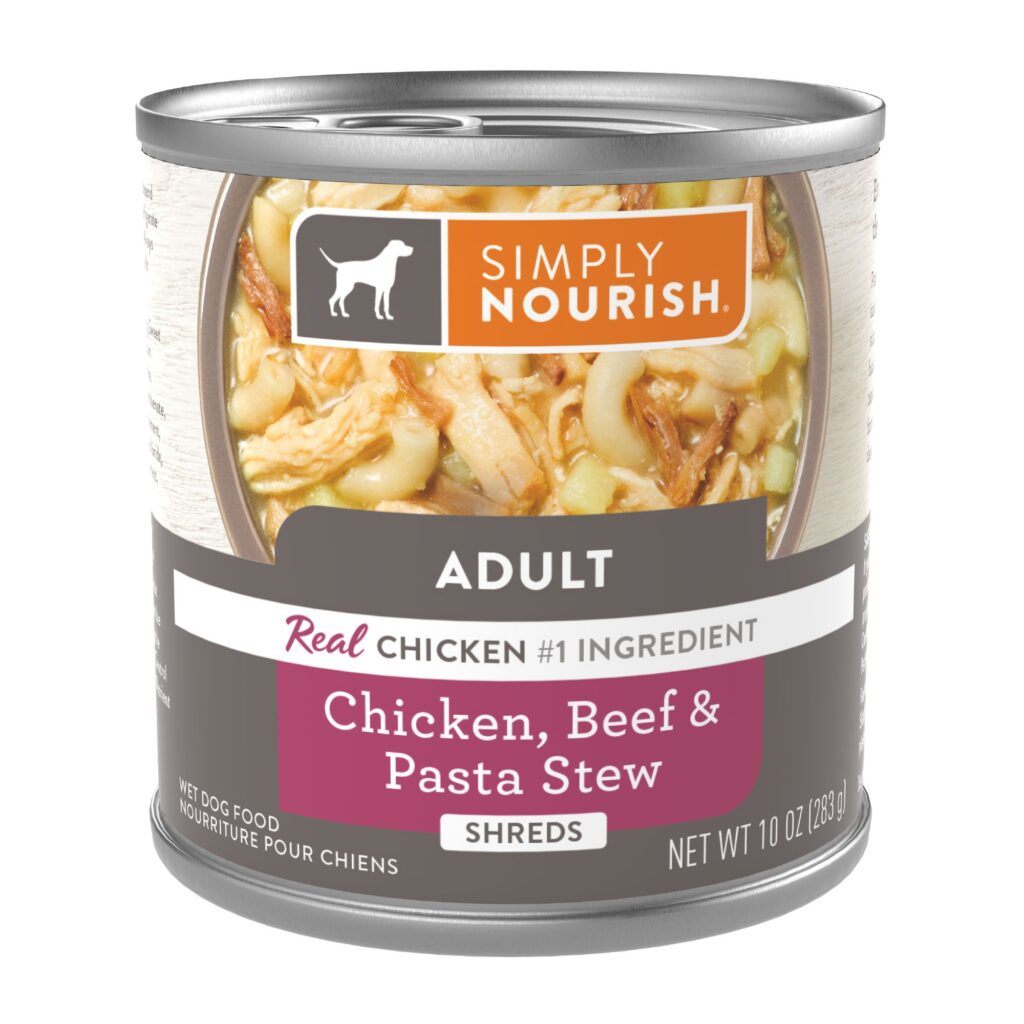 Simply Nourish Original - Shreds, Chicken, Beef & Pasta Stew Wet Dog Food