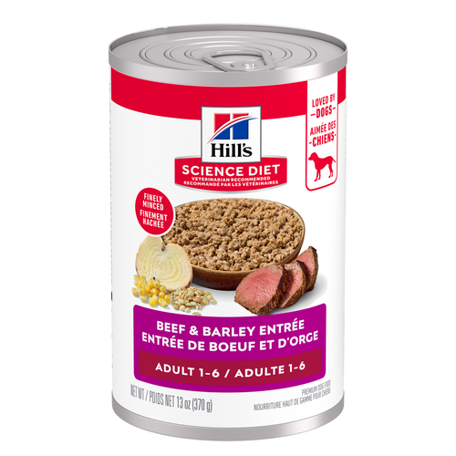 Hill’s Science Diet Adult Beef & Barley Entrée Wet Dog Food