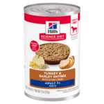 Hill’s Science Diet Adult 7+ Turkey & Barley Entrée Wet Dog Food