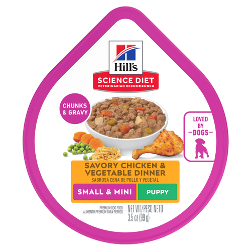 Hill’s Science Diet Puppy Small & Mini Savory Stew with Chicken & Vegetables Wet Dog Food