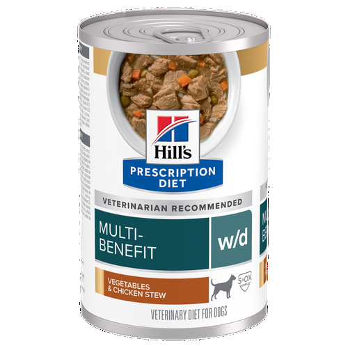 Hill’s Prescription Diet w/d Multi-Benefit Vegetable & Chicken Stew Wet Dog Food