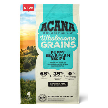 Acana Wholesome Grains Sea to Farm Puppy Recipe Dry Dog Food