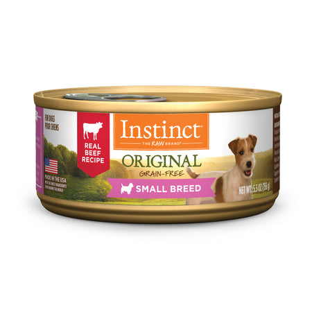 Instinct Original Food for Small Breed Dogs Real Beef Recipe Wet Dog Food