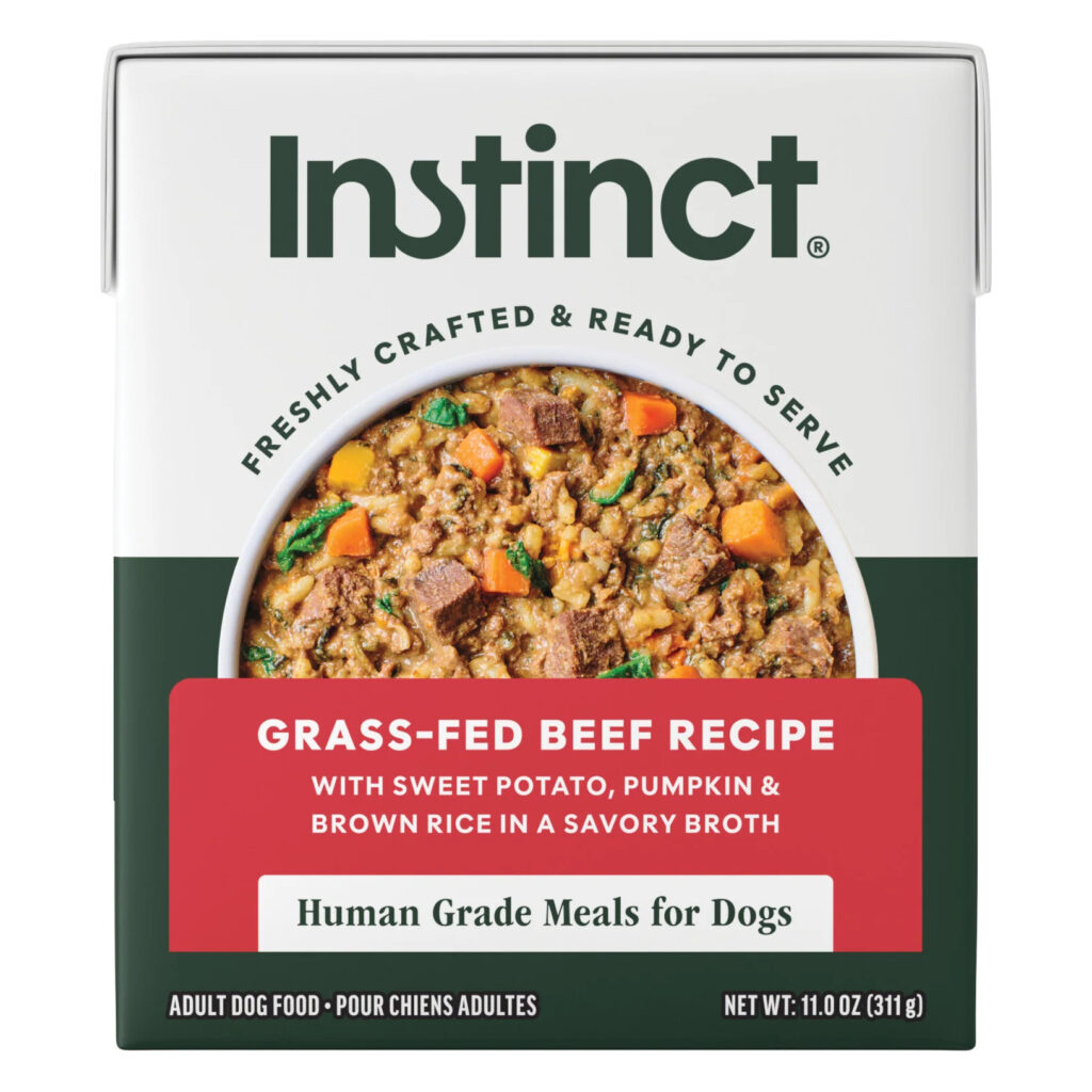 Instinct Freshly Crafted Meals Grass-Fed Beef Recipe Dog Food Topper