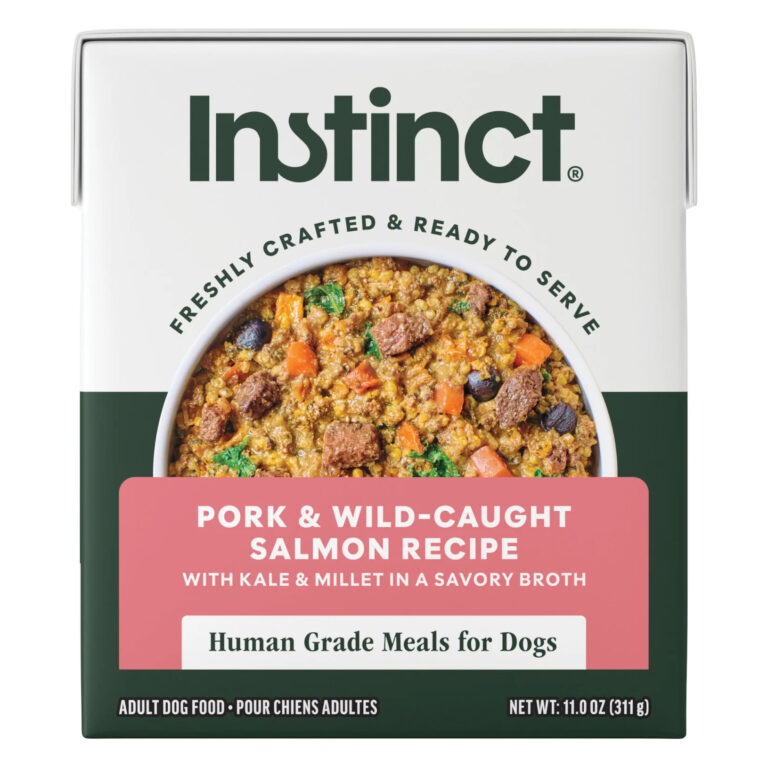 Instinct Freshly Crafted Meals Pork & Wild-Caught Salmon Recipe Wet Dog Food
