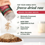 Instinct Raw Boost RawBoost+ Shakers Grass-Fed Beef Recipe Grain-Free Dog Food Topper, photo 3