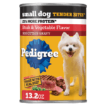 Pedigree Small Dog Food with Tender Bites, Steak & Vegetable Wet Dog Food
