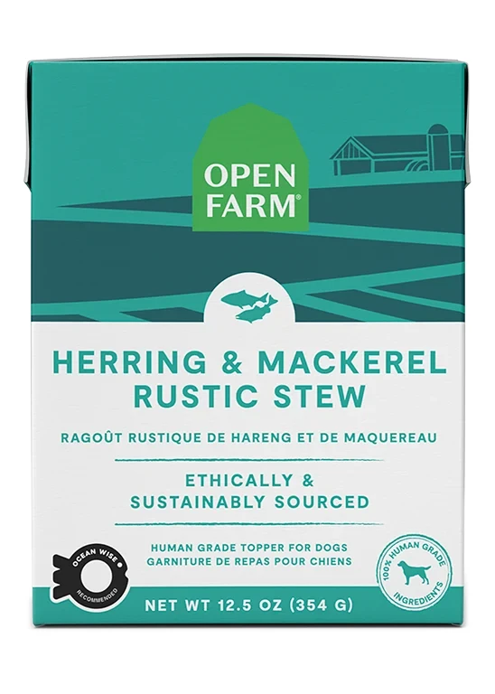 Open Farm Herring & Mackerel Rustic Stew Dog Food Topper