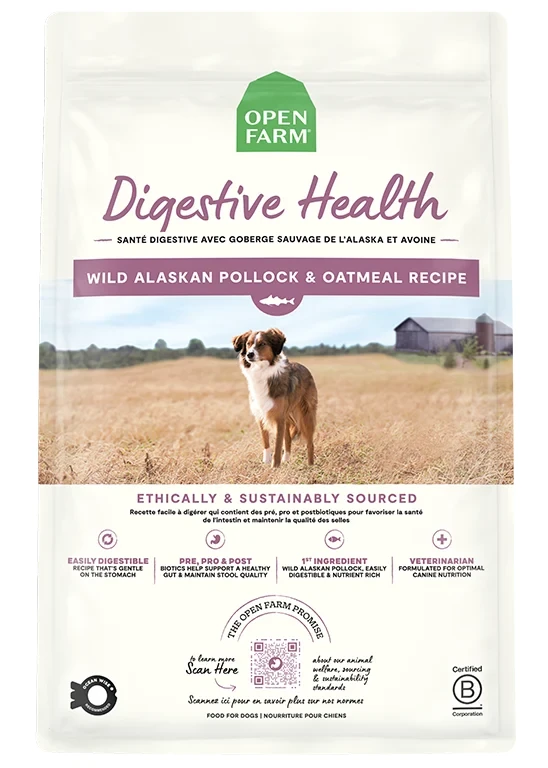 Open Farm Digestive Health Wild Pollock Recipe Dry Dog Food