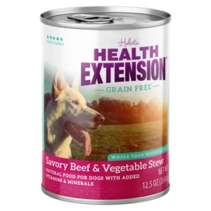 Health Extension food Grain Free Savory Beef Stew Wet Dog Food