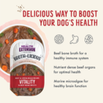 Health Extension Broth-Licious Beef & Green Bean in Bone Broth -Vitality Recipe Wet Dog Food, photo 4