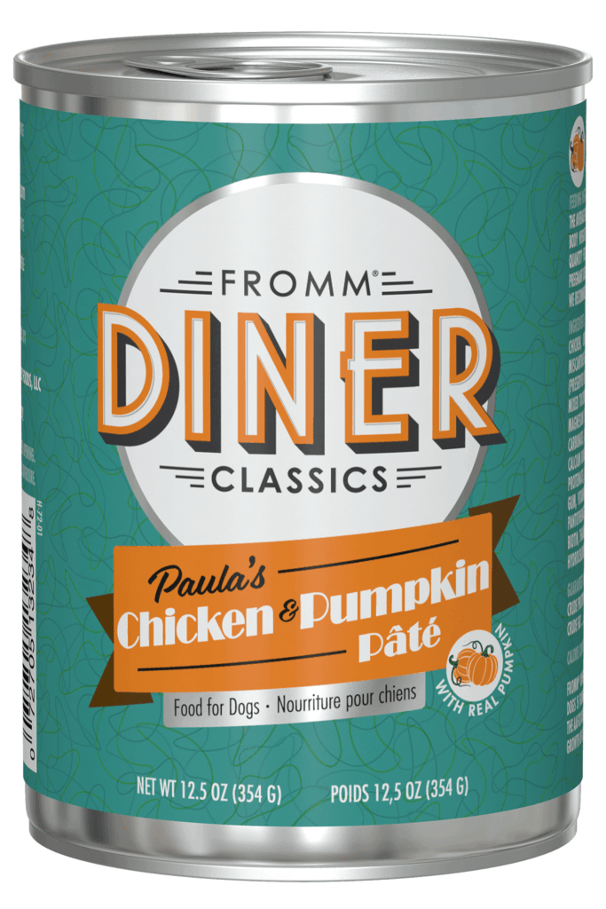 Fromm Four-Star Diner Classics Paula’s Chicken & Pumpkin Pâté Wet Dog Food