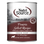 NutriSource Prairie Select Grain-Free Wet Dog Food