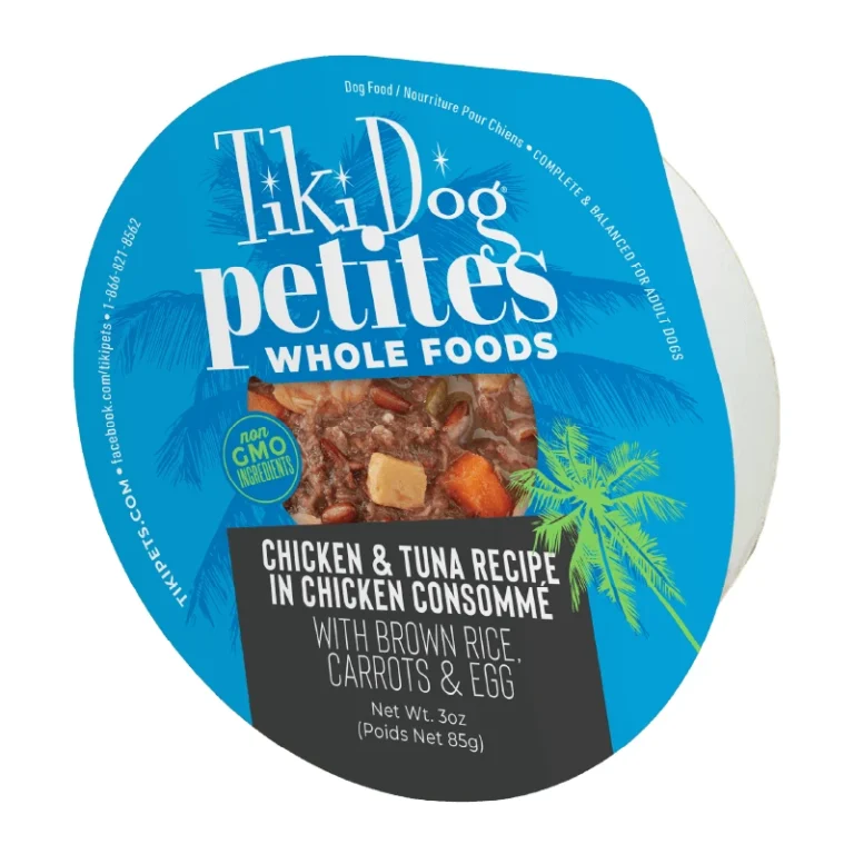 Tiki Dog Whole Foods Chicken & Tuna Recipe in Chicken Consommé Wet Dog Food