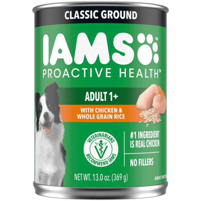 Iams Proactive Health With Chicken AND Whole Grain Rice Classic Ground Wet Dog Food