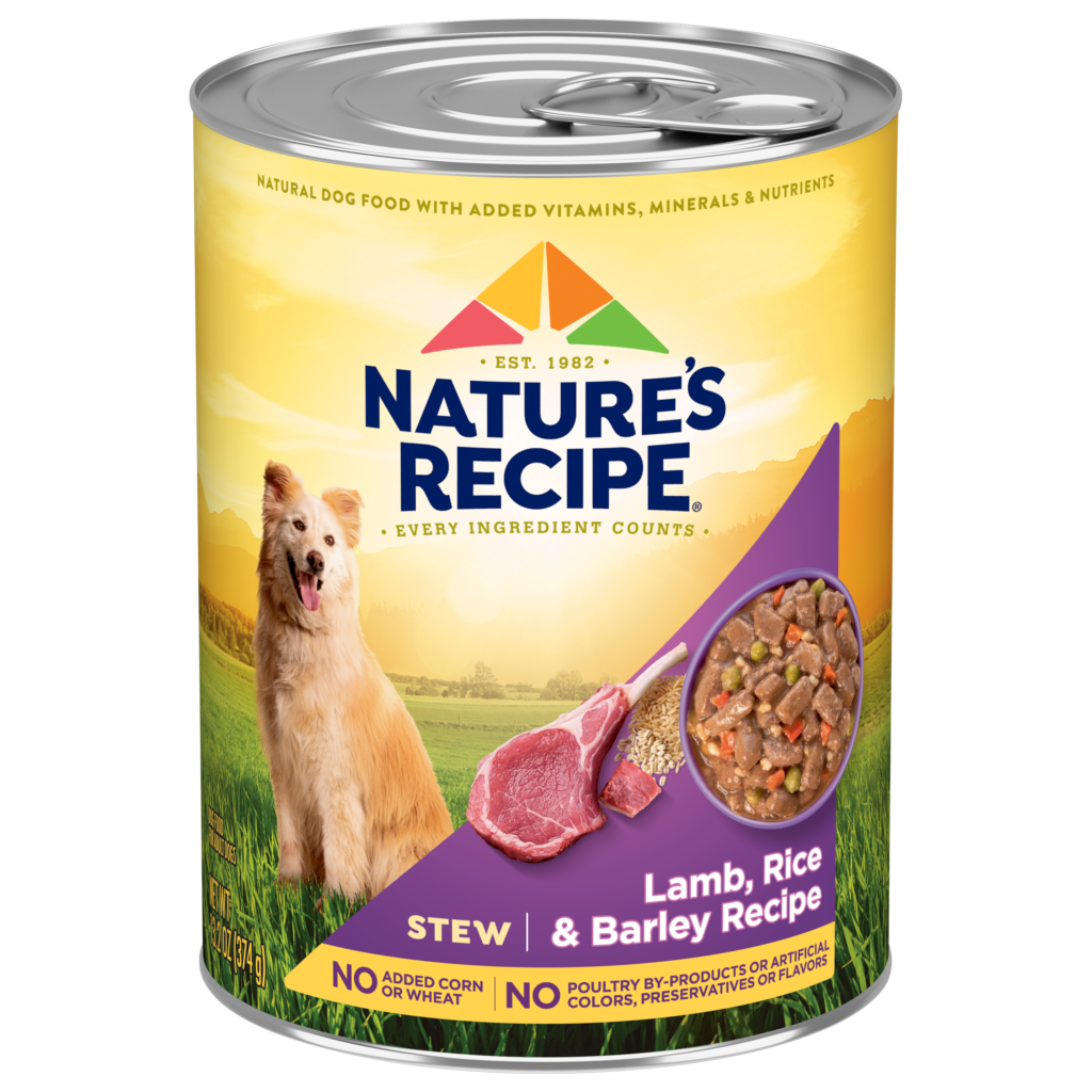 Nature’s Recipe Original Stew Lamb, Rice & Barley Recipe Wet Dog Food