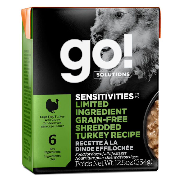 Go! Solutions Sensitivities Shredded Turkey Limited Ingredient Grain-Free Wet Dog Food