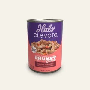 TruDog Elevate Kettle Cooked Chunky Healthy Grains Chicken & Salmon Stew w/ C Wet Dog Food