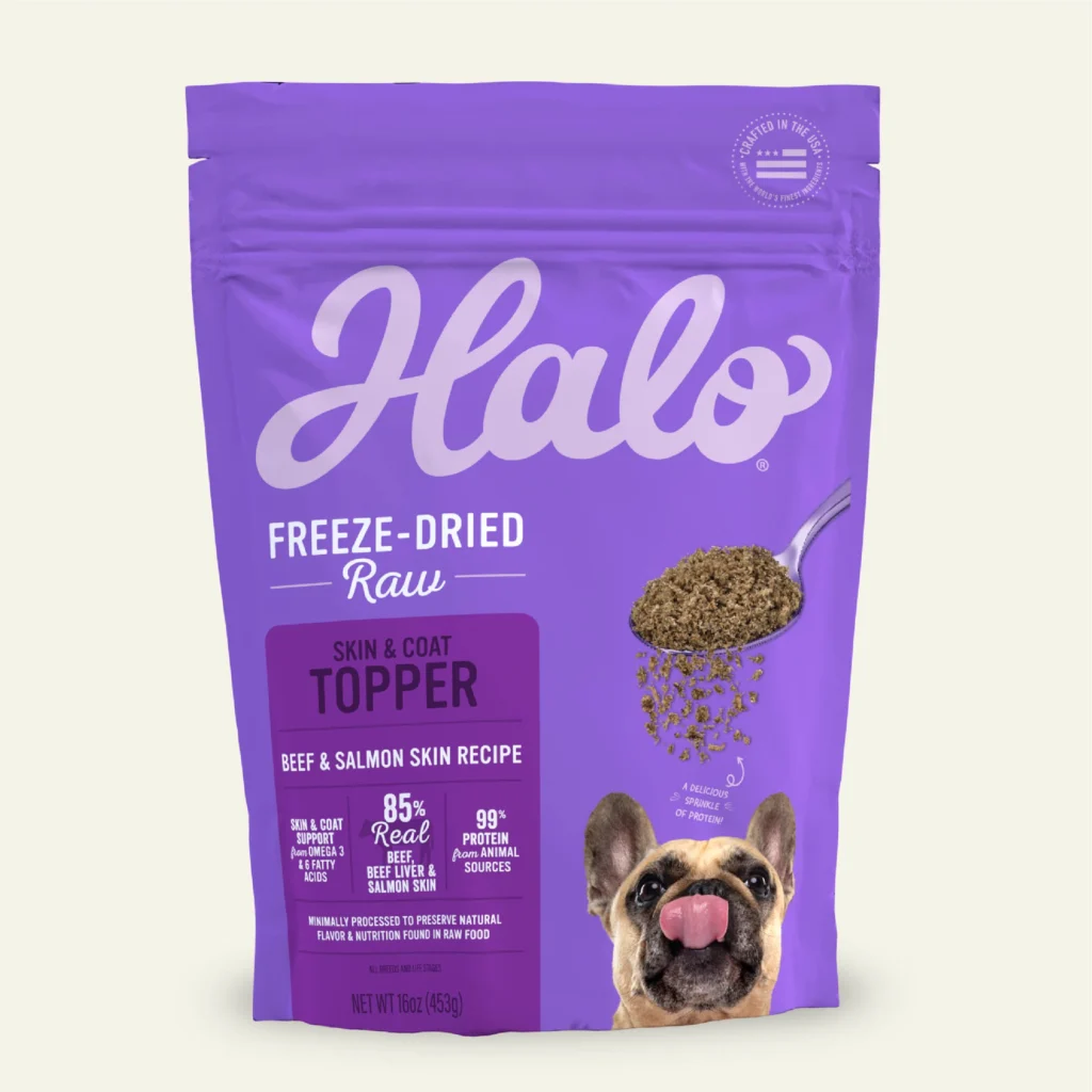 TruDog Freeze-Dried Raw Skin & Coat Grain-Free Dog Food Topper