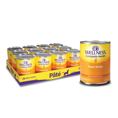 Wellness Complete Health Paté Puppy Chicken & Salmon Wet Dog Food