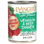 Evanger’s Grain Free LID Venison + Beef Dinner Wet Dog Food
