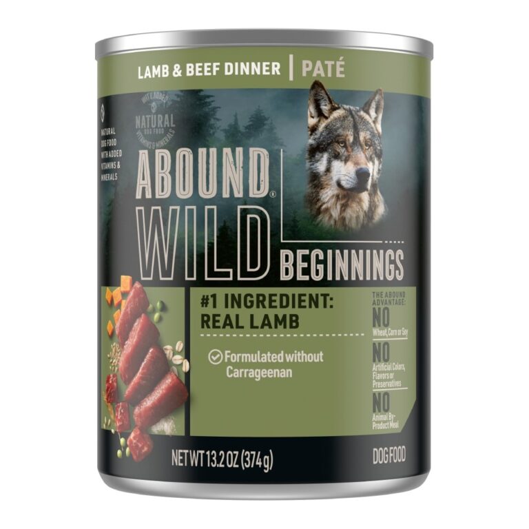 Abound Wild Beginnings Lamb & Beef Dinner Pate Wet Dog Food