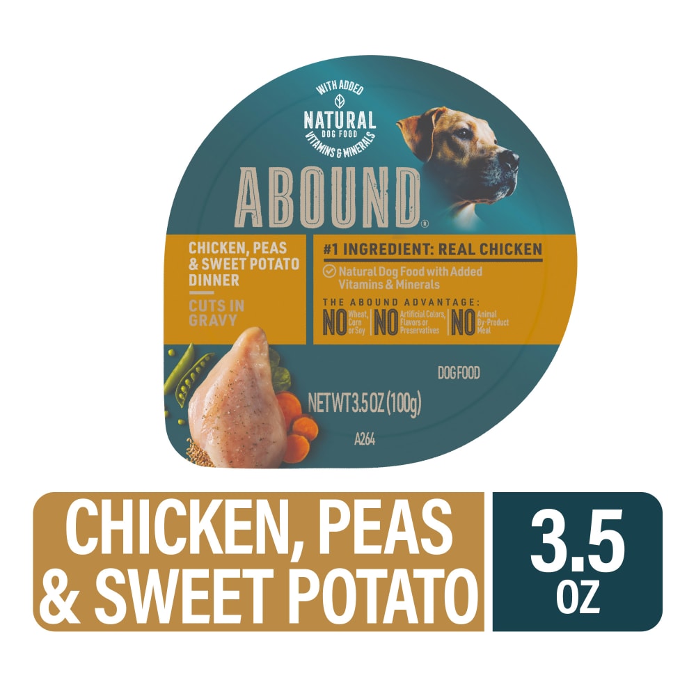 Abound Chicken, Peas & Sweet Potato in Gravy Wet Dog Food