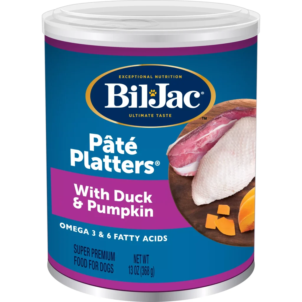 Bil-Jac Pâté Platters with Duck & Pumpkin Grain-Free Wet Dog Food