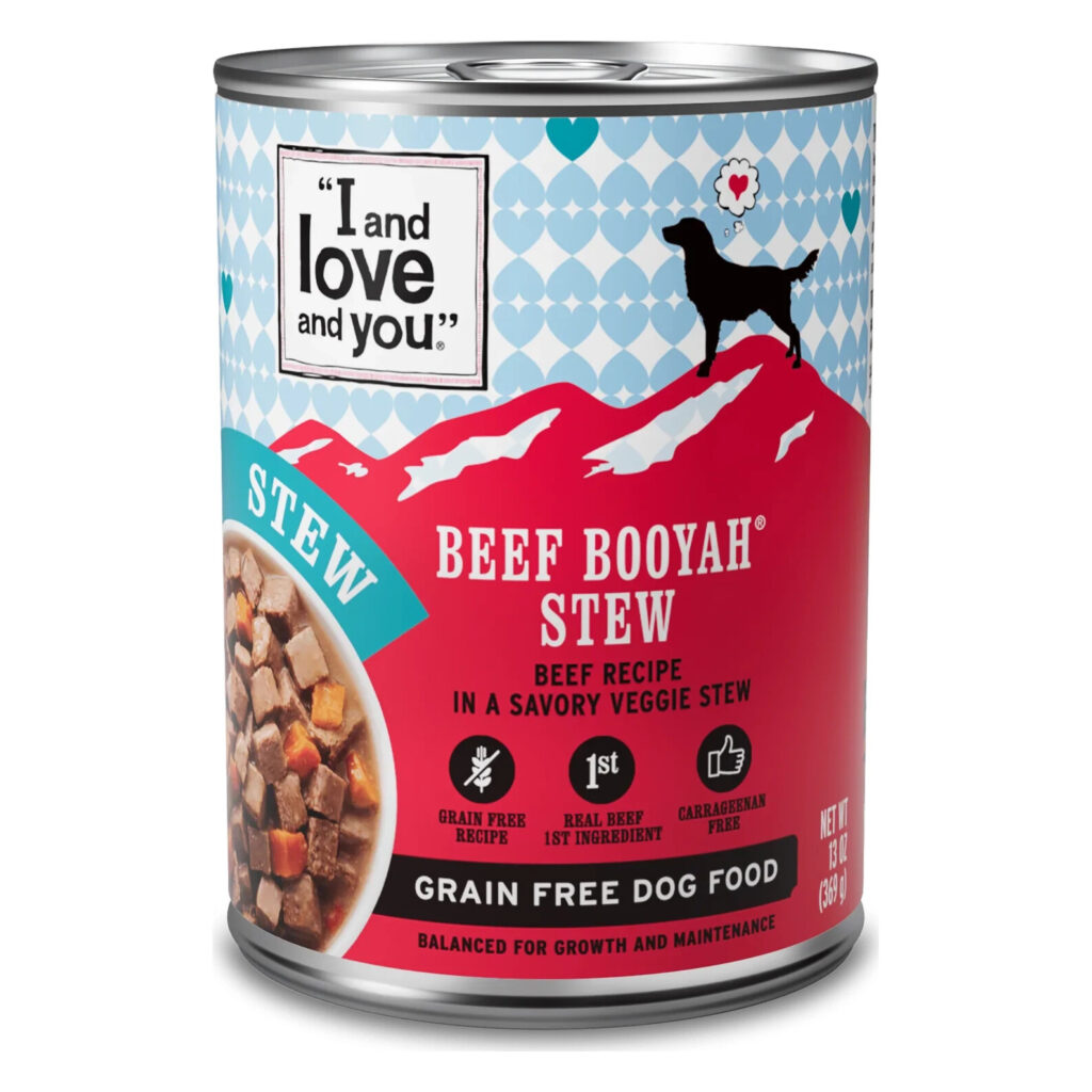 I and Love and You Naked Essentials Beef Booyah Stew Wet Dog Food