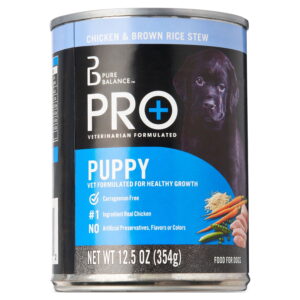 Pure Balance Pro+ Chicken & Brown Rice Stew for Puppy Can Wet Dog Food
