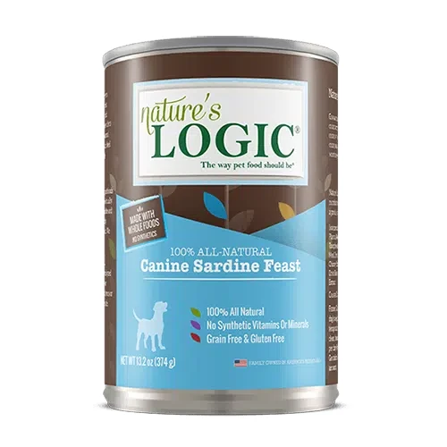 Nature’s Logic Original Canine Can: Sardine Wet Dog Food