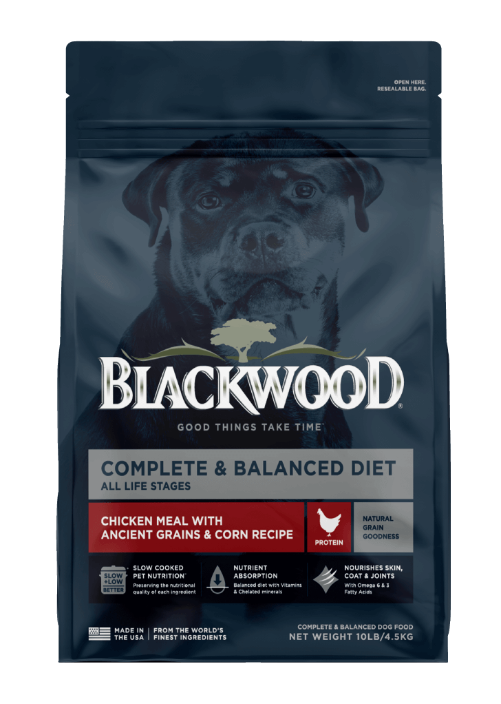 Blackwood Complete and Balanced Diet Chicken Meal with Ancient Grains & Corn Recipe Dry Dog Food