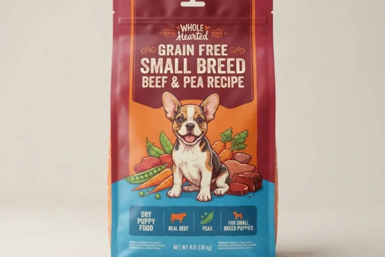 WholeHearted Grain Free Small Breed Beef and Pea Recipe Dry Puppy Dry Dog Food