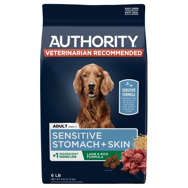 Authority Sensitive Stomach & Skin Adult Dog Dry Food - Lamb & Rice Dry Dog Food